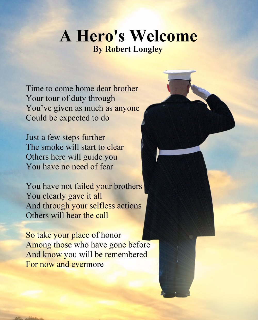 A Hero s Welcome Veteran s Day Poem